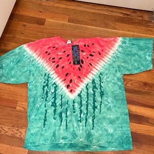 *NWT* Liquid Blue Watermelon Tie-Dye Short Sleeve Tee